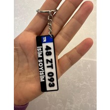 3D ZeTa Prints Isime Özel Plakalık Anahtarlık