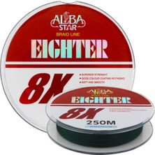 AlbaStar Eighter 8x Ip Misina 250 mt Yeşil 0.18 mm