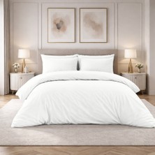 Sabia Soft Touch %100 Pamuk 62 Tel – 150X200 cm + 37 cm Yüksekliğe Uygun Çift Kişilik Nevresim Takımı 4 Yastıklı