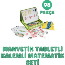 Giffy Oyuncak Manyetik Tabletli Silinir Kalemli Eğitici Ingilizce - Tangram - Matematik - Alfabe