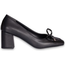 Solmaz Solly ÇPÇ019 Siyah Topuklu Kadın Ayakkabı