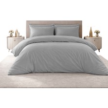 Sabia Soft Touch %100 Pamuk 62 Tel – 180X200 cm + 37 cm Yüksekliğe Uygun Battal Boy Nevresim Takımı 4 Yastıklı