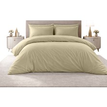 Sabia Soft Touch %100 Pamuk 62 Tel – 180X200 cm + 37 cm Yüksekliğe Uygun Battal Boy Nevresim Takımı 4 Yastıklı