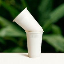 Ekolojik Ambalaj Doğa Dostu Organik Mısır Nişastası Bardak 250CC 25 Adet