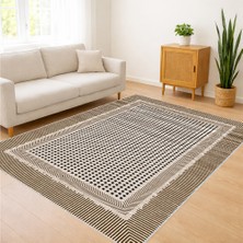 Açık Gri Tonlarda Sade Dokulu Salon Halısı Antialerjik Kaymaz Tabanlı Ferah Kullanım - SD-1158