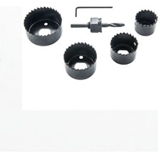 Lenox Buat Açma Panç Seti 6 Parça 32–38–44–54 mm Elektrik Priz Buat Delik Açma Aparatı