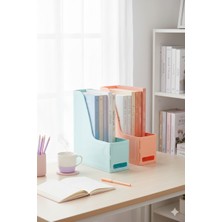 Alpa Store Mg 101 2'li Set A4 Demonte Plastik Dikey Magazinlik Klasör Arşiv Kutusu Organizer Saklama Depolama