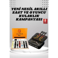 Najmaddin Powerbank Kulaklık ve 7 Kordonlu Akıllı Saat Çoklu Şarj Girişi Bluetooth Bağlantılı