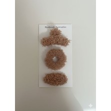 Bayfas 3'lü Peluş Toka Seti