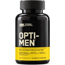 Optimum Nutrition Optimen-Erkek Multivitamin 90 Tablet 132G - Dezenfektan Hediyeli (%72 Alkol)