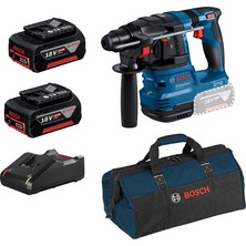 Bosch Professional Gbh 18V-22 2x4 Ah Çift Akülü Kırıcı Delici + Çanta Hediyeli