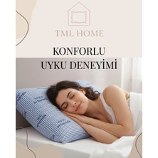 Tml "2 Adet" Ortopedik Visko Yastık 50*70 cm "MAVİ"