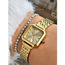 Ferrucci Kare Gold Kadın Metal Kol Saati