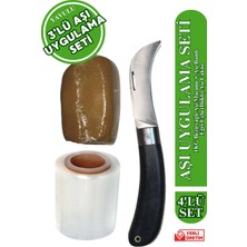 Yavulu 3'lü Ağaç Dal Aşılama Seti Aşı Seti Aşı Uygulama Seti Aşı Macunu Aşı Bandı Ibikli Aşı Çakısı
