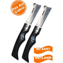 Yavulu 2'li Düz Aşı Çakısı Bağ Biçağı Dal Aşılama Çakısı Düz Uçlu Aşı Çakısı Paslanmaz Aşı Çakısı Iki Adet
