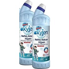 Bingo Oksijen Okaliptus Çamaşır Suyu 750 ml Derinlemesine Hijyen Ekonomi Paketi 2'li