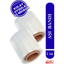 Yavulu Aşı Bandı 10CM Kalın Aşı Bandı Ağaç Aşılama Bandı (2 Adet) Çiftli