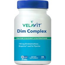 Velavit Dim Complex 30 Tablet - Dezenfektan Hediyeli (%72 Alkol)