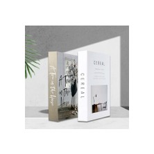 2'li A Tree & Masa Dekoratif Kitap Kutu