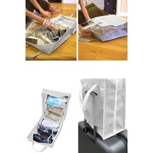 Helen's Home 2 Adet Valize Asılır Ayakkabı Saklama ve Taşıma Hurcu Düzenleyici Çanta 40X32X20CM