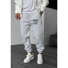 Eydamoon Erkek Kışlık Boston Baskılı Içi Polarlı Paça Lastikli Eşoman Altı