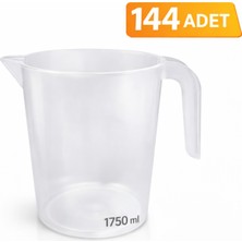 Wespa Şeffaf Maşrapa 144 Adet x 1750 ml – Banyo, Mutfak ve Temizlik Için Uygun