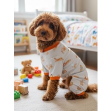 Kemique Cozy Meow Pamuklu Köpek Tulum Pijama