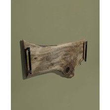 Rusticwood Ceviz Ağacı El Yapımı Ahşap Sunum Tepsi