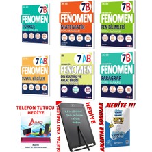7. Sınıf Fenomen B Serisi Çözümlü Soru Bankası Kazandıran Set+3 Adet Hediye (Güncel Müfredat)