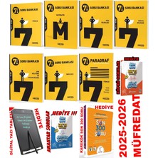 Hız Yayınları 2025-2026 Müfredat Tüm Dersler Full 7.sınıf Hız Çözümlü Soru Bankası Mega Seti + 4 Adet Özel Hediye