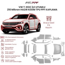 Fit PPF Vw T-Roc ile Uyumlu 210 Mikron Tam Gövde Hazır Kesim Tpu Ppf Kaplama