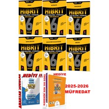Hız Yayınları Hız 2026 Müfredat 6.sınıf Hibrit Konu Anlatımlı Soru Bankası Tüm Dersler Full Set + 2 Hediyeli