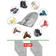 Helen's Home 10 Adet Pencereli Ayakkabı Saklama Çantası Dolap Çekmece Valiz Düzenleyici Seyahat Çantası Hurç