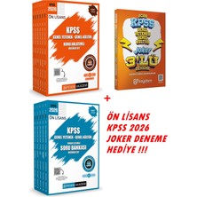Pegem Akademi Yayıncılık Kpss 2026 Ön Lisans Pegem Modüler Konu Anlatım ve Çözümlü Soru Bankası+Joker Deneme Hediye