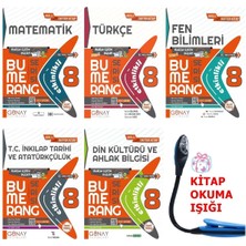 Günay Yayınları 2025-2026 Güncel Müfredat 8.sınıf Bumerang Serisi Etkinlikli Konu Anlatım Seti Tüm Dersler