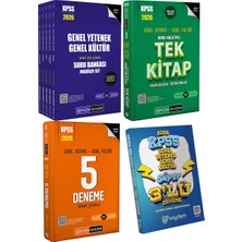 Pegem Akademi Yayıncılık 2026 Gygk Lisans Kpss Konu Anlatımlı Tek Kitap-Çözümlü Soru Bankası 5 Kitap-5 Deneme-Deneme Hediyeli