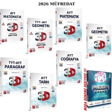 3D Yayınları 2026 Ayt Eşit Ağırlık Konu Soru Set+Mega Deneme Hediye!!!