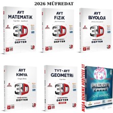 3D Yayınları 2026 Ayt Sayısal Konu Anlatım Seti+Mega Deneme Hediye!!!