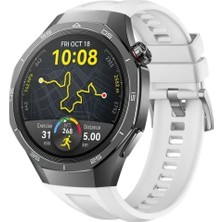 MMP Shop Huawei Watch Gt5 Pro / Gt6 Pro 46MM Tam Uyumlu Metal Tokalı Soft Spor Yumuşak Silikon Kordon