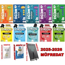 Günay Yayınları Günay 8.sınıf Lgs 2026 Müfredat Bumerang Haftalık Deneme+Zoom Soru Bankası Tüm Dersler Full+3 Hediye