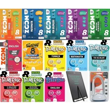 Günay Yayınları 2024-2025 8.sınıf Bumerang Zoom Soru Bankası+Bumerang Haftalık Deneme Tüm Dersler Seti +2li Hediye