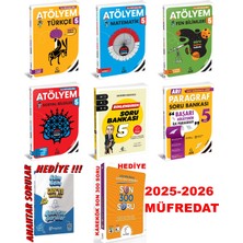 Arı 2025-2026 Müfedat 5.sınıf Atölyem Soru Bankası Tüm Dersler Full Set+ 2 Süper Hediye