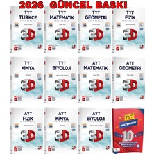 3D Yayınları 2026 Güncel Tyt-Ayt Sayısal Soru Bankası Seti ve Matematik 10 Deneme Hediye