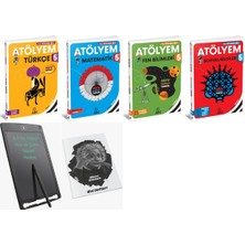 Arı 5.sınıf 2025 Müfredat Atolyem Soru 4 Ana Ders Set +Dijital Yazı Tahtası ve Not Defteri Hediye