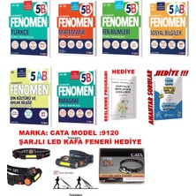 2025-2026 Müfredat Güncel Fenomen 5.sınıf B Serisi Çözümlü Soru Bankası Tüm Dersler Set+3 Hediye