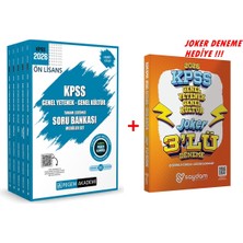 Pegem Akademi Yayıncılık Kpss 2026 Ön Lisans Pegem Modüler Çözümlü Soru Bankası+Joker Deneme Hediye (Gny-Gnk)
