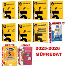 Hız Yayınları Hız 5.sınıf 2025-2026 Müfredat Çözümlü Soru Bankası Full Set + 3 Adet Hediye