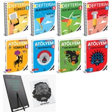 Arı 5.sınıf 2025 Baskı Defterim Konu+Atolyem Soru Mega Set +Dijital Yazı Tahtası ve Not Defter Hediye