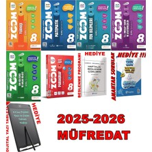 Günay Yayınları Günay 8.sınıf Lgs 2026 Müfredat Zoom Soru Bankası Tüm Dersler Full Mega Set+3 Hediye