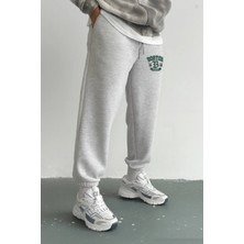 Eydamoon Erkek Kışlık Boston Baskılı Pamuklu Içi Yünlü Paça Lastikli Eşoman Altı